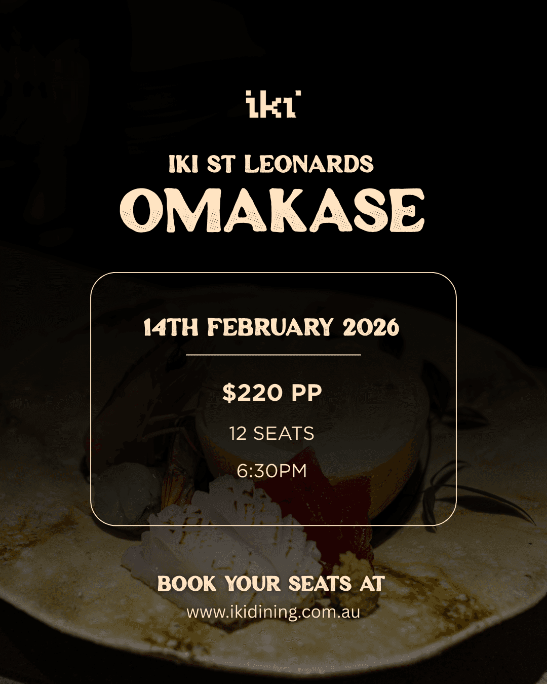 IKI Sushi St Leonard's Omakase Experience
